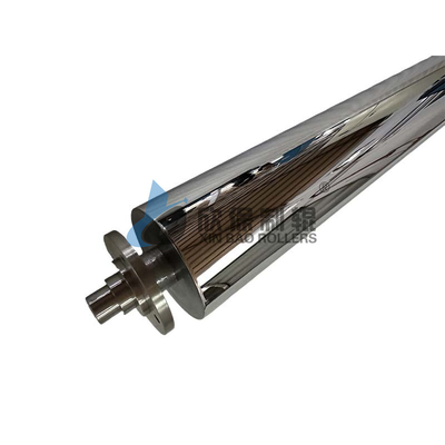 मुद्रण कोटिंग रोलर KOMORI LS29 E29 G29 चिकनी फ्लैट पहनने के लिए प्रतिरोधी और संक्षारण प्रतिरोधी